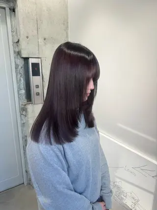 セミロング 髪質改善×艶髪 🤍amane🤍のヘアスタイル