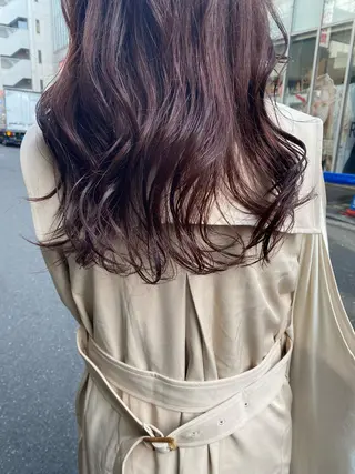 ロング 🍋暖色カラーヘアア レンジniina🍋のヘアスタイル