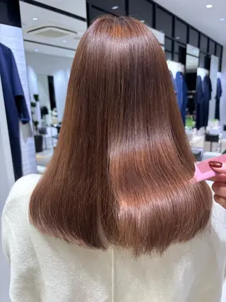 ミディアム カラー 銀座/髪質改善/韓国 カラー🍓原田侑依のヘアスタイル