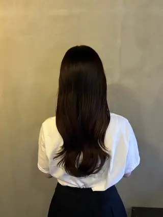 ロング カラー 木曽 柚希のヘアスタイル