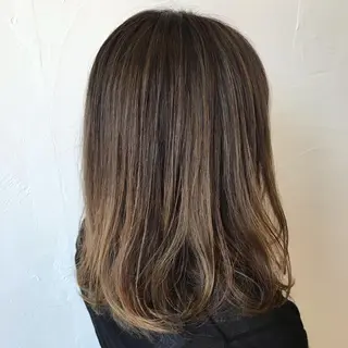 ミディアム カラー Hair Musee   柱店所属・topstylist 吉住 早織のヘアスタイル