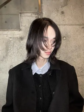 セミロング メンズ L&Co所属・タナカ カナ🫧のヘアスタイル