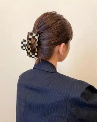 ミディアム カラー パーマ ヘアアレンジ 💖美髪矯正💖 辻未侑のヘアスタイル