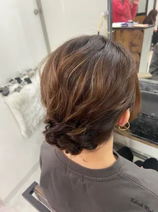 ミディアム Iio Renaのヘアスタイル