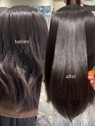 ミディアム 荻野 未来のヘアスタイル