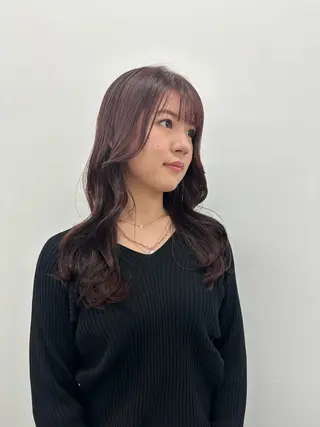 セミロング カラー キッズ オトナヘア🌸 harukaのヘアスタイル