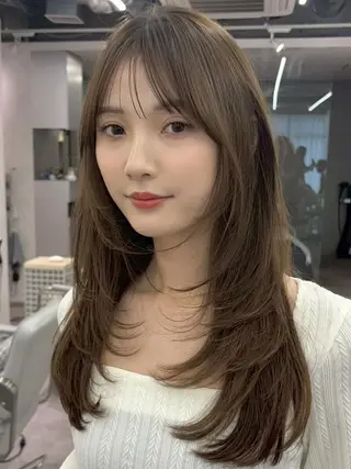 ミディアム Farbe🤍 女性限定のヘアスタイル