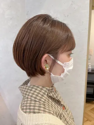 ショート カラー 透明感カラー│ レイヤーヘア中居美樹のヘアスタイル