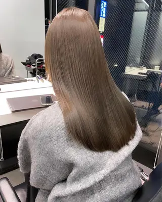 セミロング カラー INTRO.by Fi-Ne所属・韓国ヘア 店長NEGIのヘアスタイル