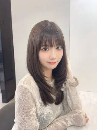 セミロング 🦋韓国ヘア 坂本 菜摘🦋のヘアスタイル
