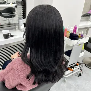 カラー 透明感スタイル 💖ブリーチなしのヘアスタイル