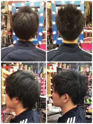 ショート メンズ 今泉 周のヘアスタイル