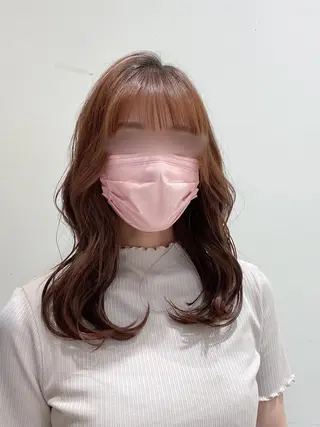 ロング カラー ヘアアレンジ 小野寺瑞希 /最小顔カットのヘアスタイル