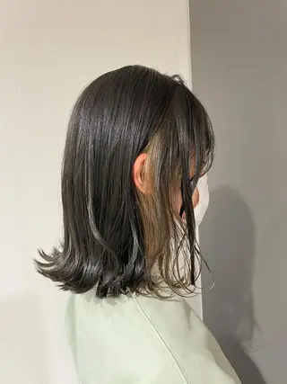 ミディアム カラー モデルさん募集中IT byALBUM八王子のヘアスタイル