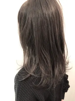 ロング カラー 平川 友希子のヘアスタイル