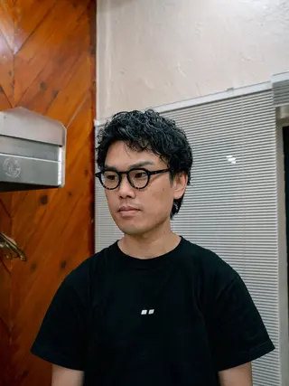 ミディアム カラー パーマ メンズ 🔗メンズサロン🔗 Kieのヘアスタイル