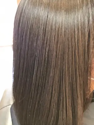 ミディアム カラー パーマ 桧山 真のヘアスタイル