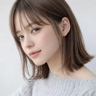 ミディアム カラー SALOWIN(サロウィン)広島並木通り所属・田村和範/似合わせ カラー/髪質改善のヘアスタイル