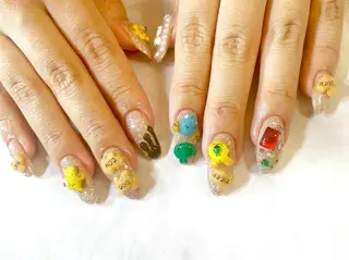 セミロング BURGUNDY 🌹eriのネイルデザイン