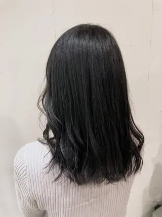 ミディアム カラー パーマ ヘアアレンジ 【ツヤ髪美容師】 ツダケイスケのヘアスタイル