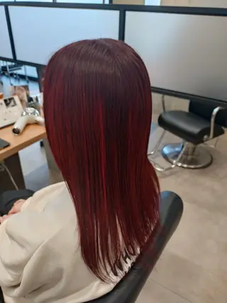 セミロング カラー ブランシェ小幡駅前店 永薗 光司のヘアスタイル