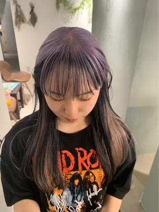 ロング 盛山 莉々華のヘアスタイル