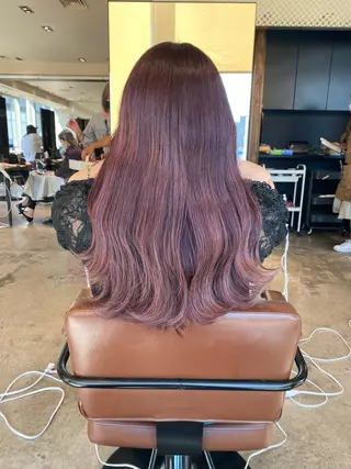 カラー 顔まわりの神様✨ 透明感カラー藤嶋秀幸のヘアスタイル