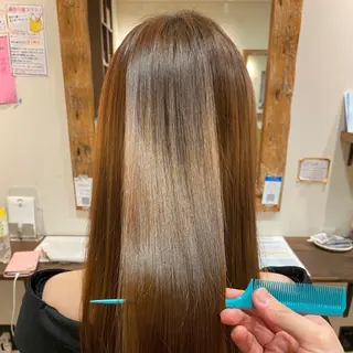 ロング ROOM所属・髪質改善・縮毛矯正/ 下村陽平のヘアスタイル