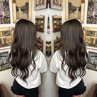 ロング カラー レイヤー/ボブ/ ミニボブ/AOIのヘアスタイル