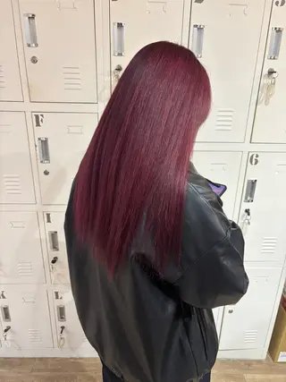 ロング カラー Risa🐈‍⬛/ グレージュ/透明感のヘアスタイル