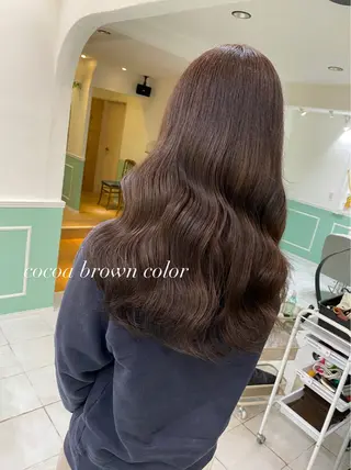 ロング カラー flen所属・𖤣𖥧𖥣𖥧田中 姫乃𖤣𖥧𖥣𖡡のヘアスタイル