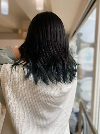 ミディアム カラー ヘアアレンジ 久米 治仁のヘアスタイル