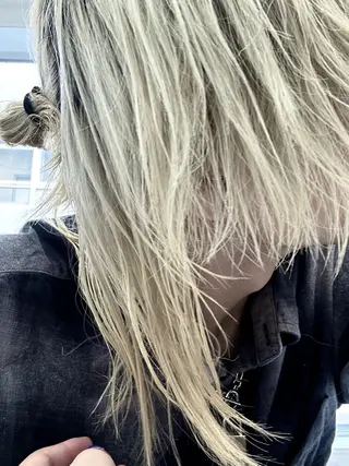 メンズ ニュアンス/フェザー /ウルフ/伶馬のヘアスタイル