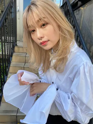 セミロング まつ毛パーマ🐏 NANAMIのマツエク・マツパデザイン