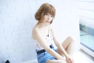 THE DAY所属・AKI HASHIMOTOのヘアスタイル