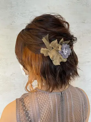 ヘアアレンジ 女性に人気♪ はやしほのかのヘアスタイル