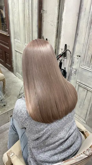 ミディアム カラー ブリーチ/レイヤー 💙ayame💙のヘアスタイル