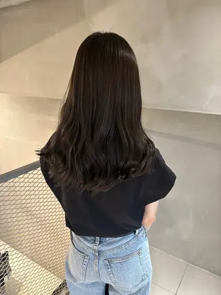 セミロング カラー 透明感カラー🫧 nanohaのヘアスタイル