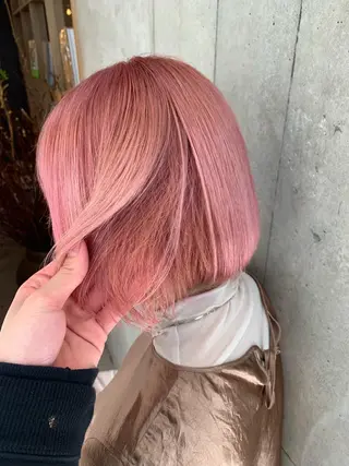 ミディアム ハイトーンNo.1✨ パーマ✨イマイタツヤのヘアスタイル