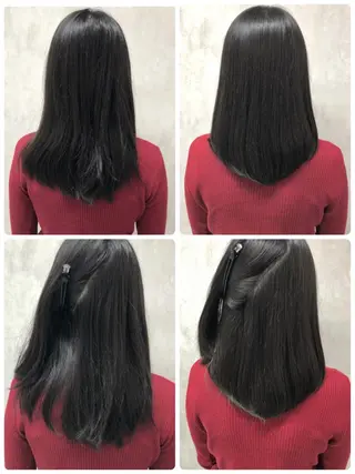 ミディアム 満足度⭕️縮毛矯正師 谷口にお任せを👍のヘアスタイル