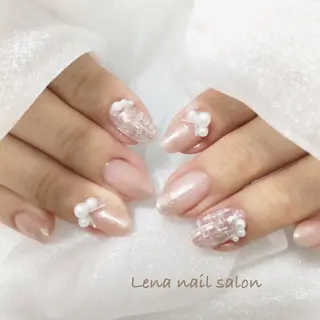ネイル 自爪育成ネイルケア Lena  nailのネイルデザイン