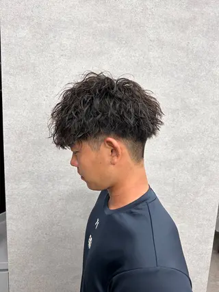 ショート パーマ メンズ 【メンズサロン】 BLUCK 横浜のヘアスタイル