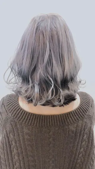 ミディアム カラー MODEK's阿倍野 伊藤サダキのヘアスタイル