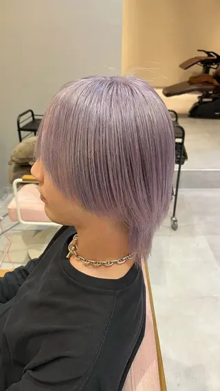 カラー Riku 艶カラーのヘアスタイル