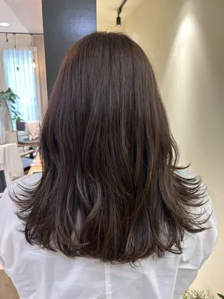 ロング カラー hub hair レイヤー/透明感のヘアスタイル