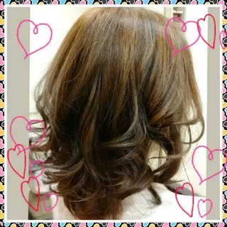 ミディアム 💎✨艶髪美髪✨💎 Alushe心斎橋店のヘアスタイル