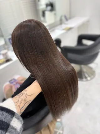 ロング カラー 盛れる上質ワンホン ヘア🤍YUME🤍のヘアスタイル