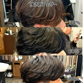 メンズ 革命🔥ツイスパ/フ ェザー特化SHOTAのヘアスタイル