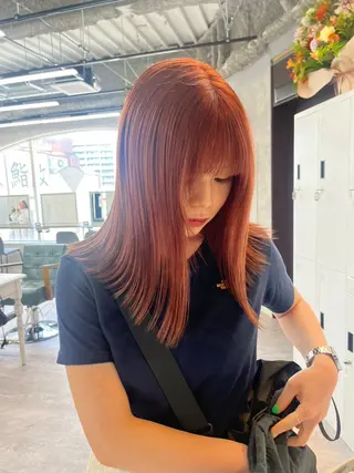 ミディアム maino /ブリーチカラー🩰のヘアスタイル