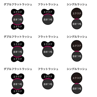 マツエク・マツパ Eyelash foisalonのマツエク・マツパデザイン